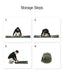 Self-inflating camping mattress in khaki color for comfortable sleeping in tents