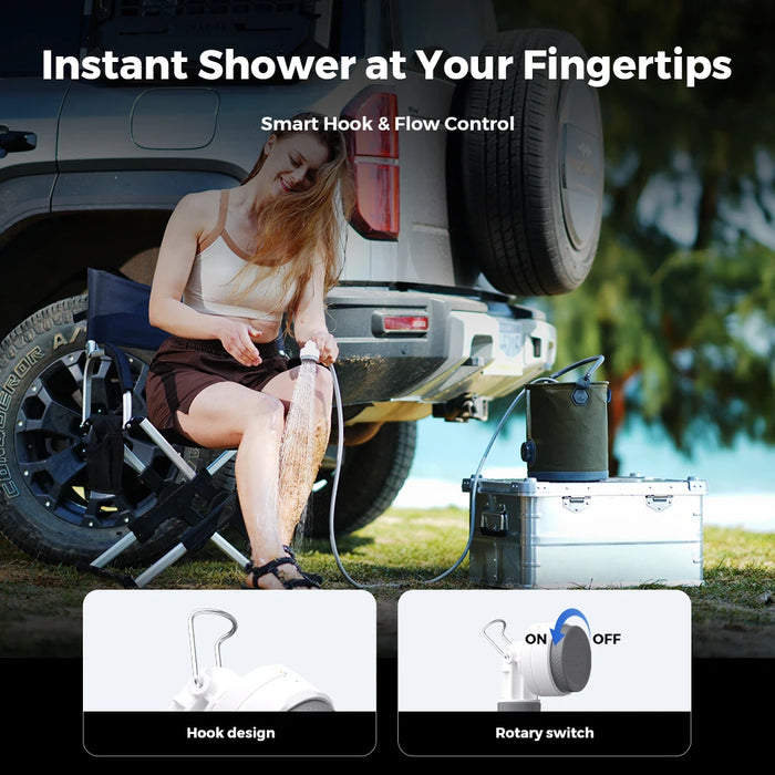 Portable Electric Outdoor Shower Pum