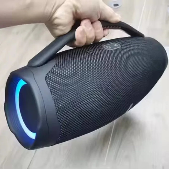 100W Outdoor Bluetooth Speaker with USB/TF/AUX Support Black 1
