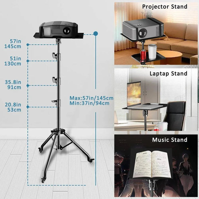 Extendable up to 145cm with a thick tripod base for stability