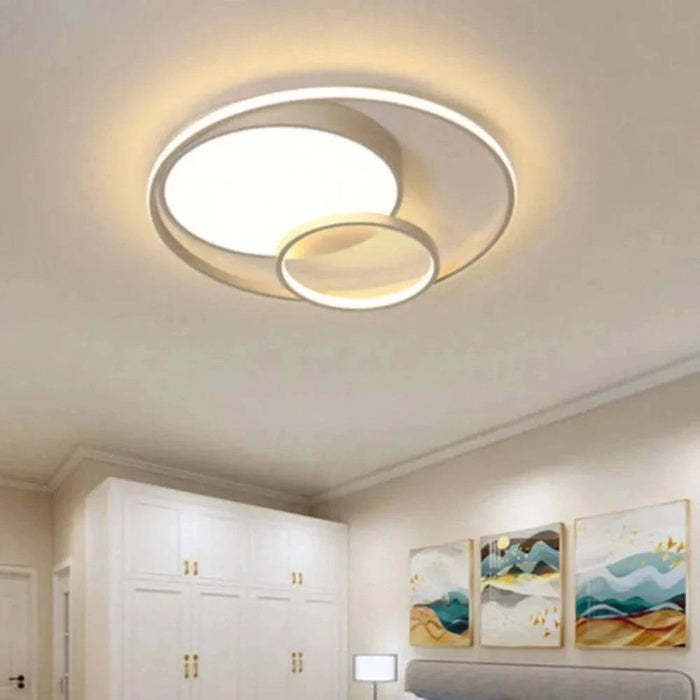 Modern LED Acrylic Ceiling Light Bedroom Living Room Chandelier Anti-rust High-quality - FLUXA