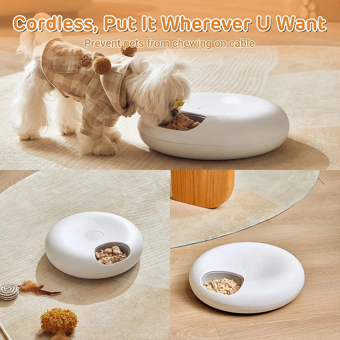 Durable Plastic Smart Pet Feeder for Long-Lasting Use