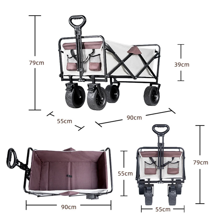 Outdoor Utility Camping Trolley STC8-3-mika