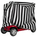 Waterproof and sun protective black motorcycle cover measuring 230cm in length
