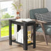 Functional and Stylish Black MDF Wood Coffee Table with Elegant Design