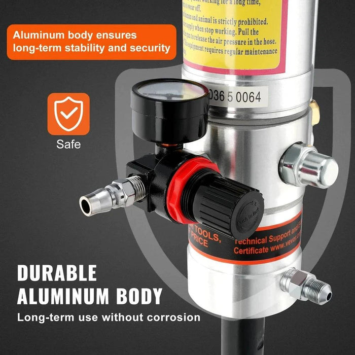 Equipped with 360° Swivel Grease Gun Head for Precision Lubrication