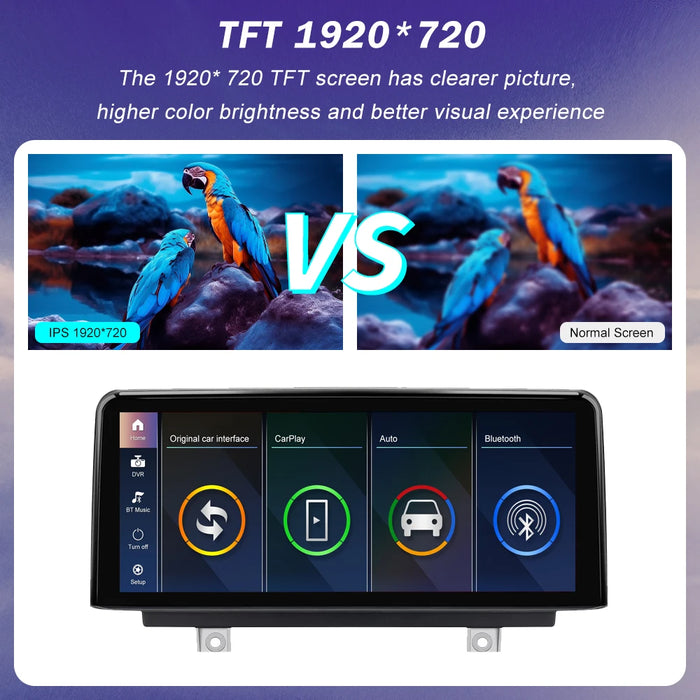 10.25" Wireless CarPlay Screen for BMW F20–F36 Series