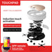 Robot Vacuum Cleaner Smart APP Control Wireless Sweeping Silver with 1800Pa powerful suction