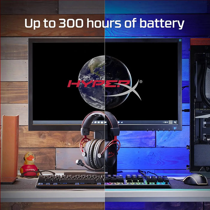 Wireless Gaming Headset with 300-Hour Battery & Mic