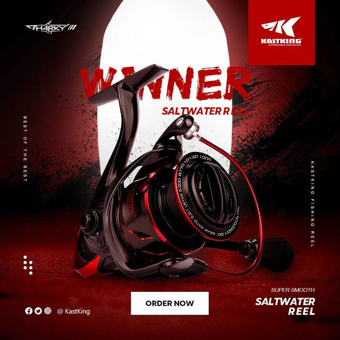 Water-resistant spinning fishing reel designed for pike fishing in 3000 series
