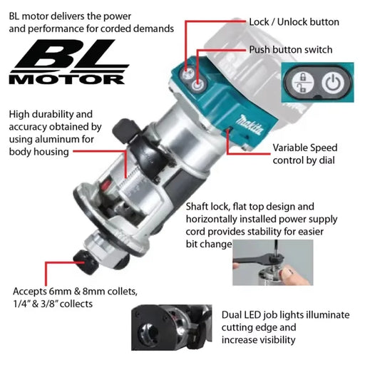Durable and precise cordless trimmer router for home DIY projects