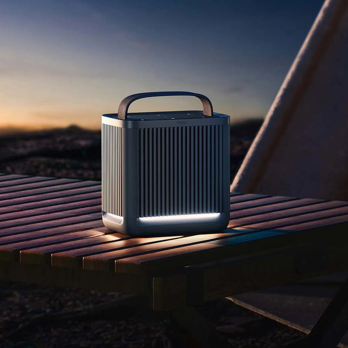 Portable Waterproof Bluetooth Speaker with Atmosphere Light