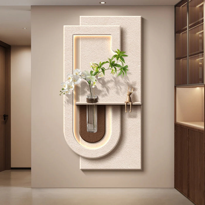 Decorative Corridor Wall Lamp with Adjustable Brightness