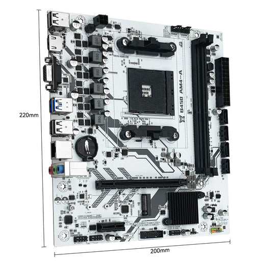 AM4 motherboard with M2 NVMe storage compatibility