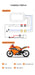 Dual 1080P Motorcycle DVR waterproof dash cam with WiFi and GPS (128GB) wide-angle coverage for comprehensive recording