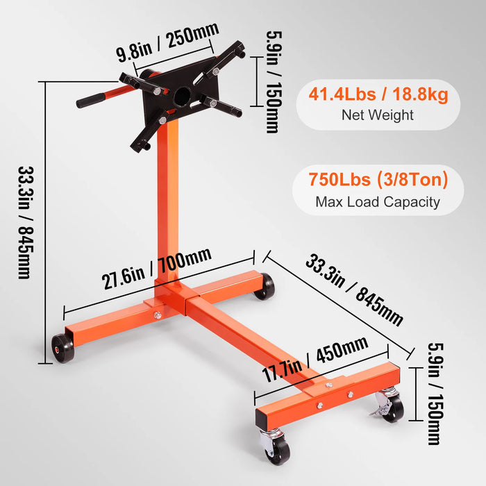 Engine Stand ideal for vehicle auto repairs and maintenance