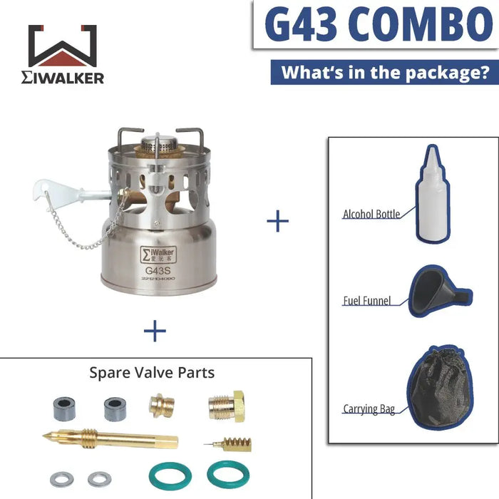 Outdoor Gasoline Stove Combo for Emergency Cooking