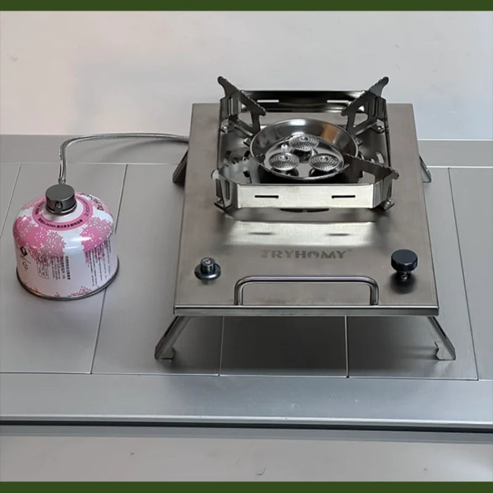 Stainless Steel 7500W Gas Stove for Outdoor Cooking