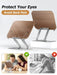 360° rotating desktop book holder for tablets, laptops, and books