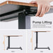 Compact design for use as a bedside or overbed table