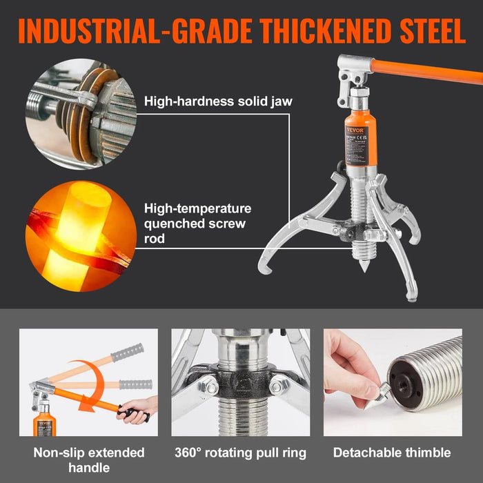 High-strength steel construction ensures durability and long service life