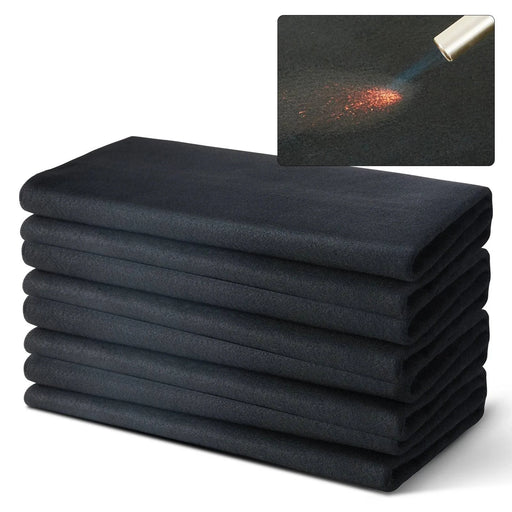 Heat-resistant carbon felt welding blanket set for high-temperature applications