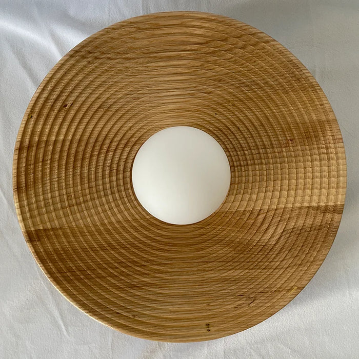 Japanese Retro Wooden Wall Lamp for Living Room Decor