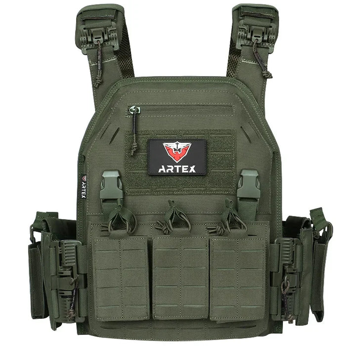 Multiple Storage Pouches Tactical Plate Carrier Vest for Organized Gear Storage