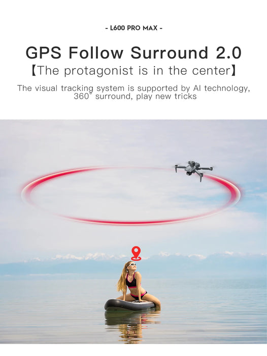 4K GPS Drone with 3-Axis Gimbal and Dual Camera