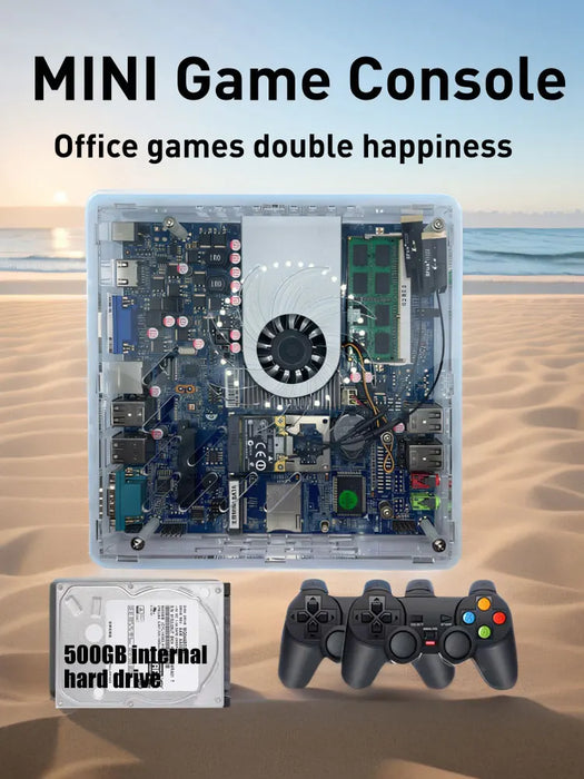 Game console compatible with various retro platforms and systems