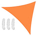 
Heavy Waterproof Triangle Shade Sail in Orange 300x300x300CM providing 98% UV protection and 90% shading rate 