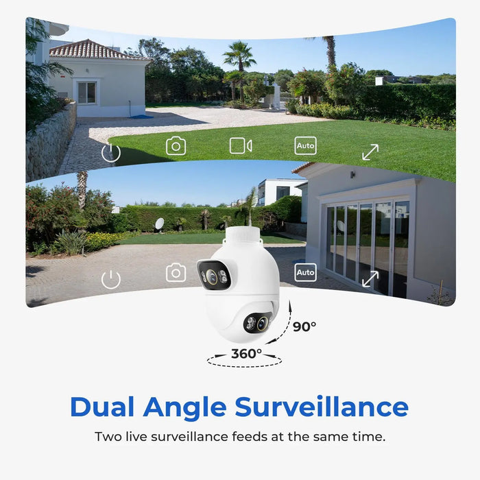 Dual 3K Outdoor WiFi Security Camera