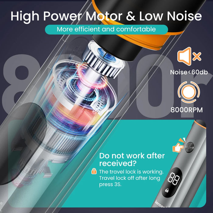 Nose Trimmer Head for Precision Cutting and Low Noise Operation
