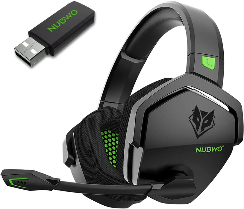 High-performance over-ear wireless gaming headset with 48-hour playtime and 10m working range