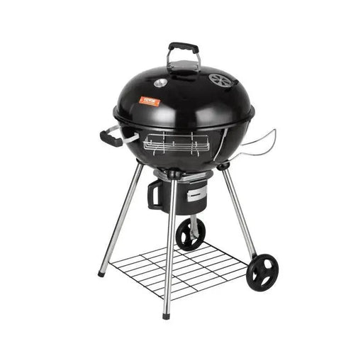 
22-inch Portable BBQ Grill with apple-shaped design for outdoor cooking