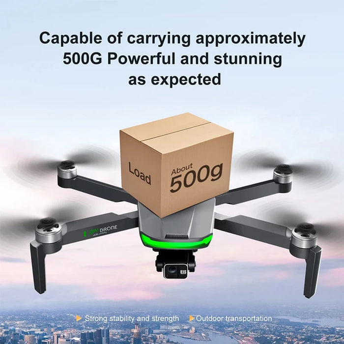 Foldable Brushless Drone with 8K Dual Cameras, 5G FPV