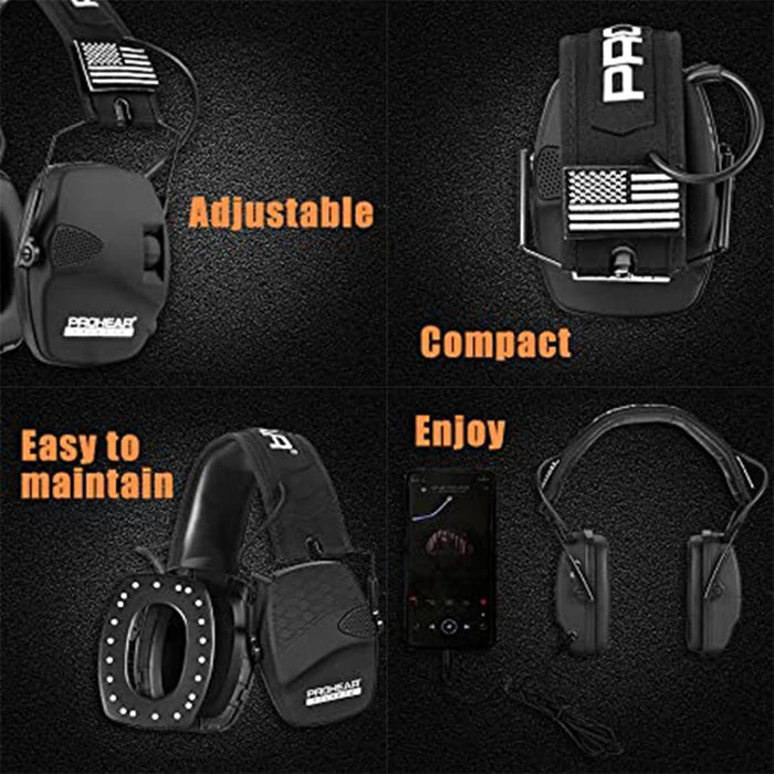 Electronic shooting earmuffs with snug and comfortable fit