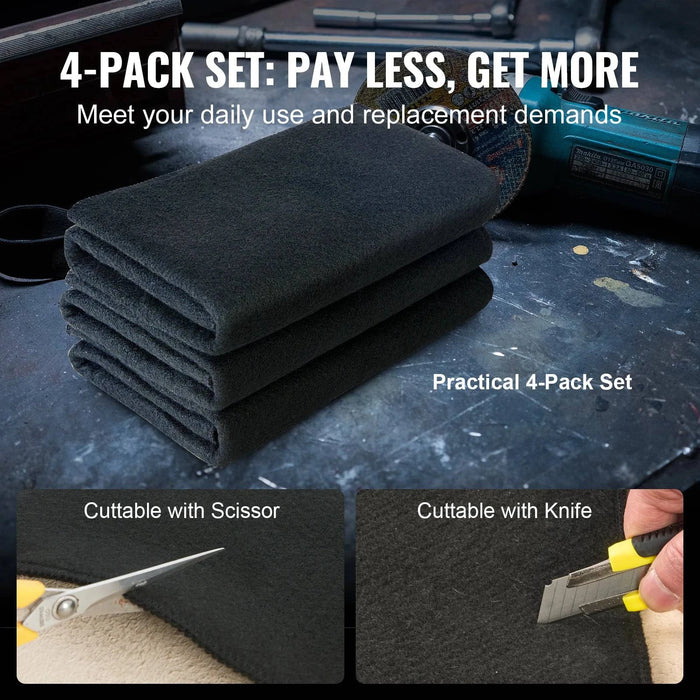 Ideal for shielding surfaces and preventing sparks, molten metal, and hot slag