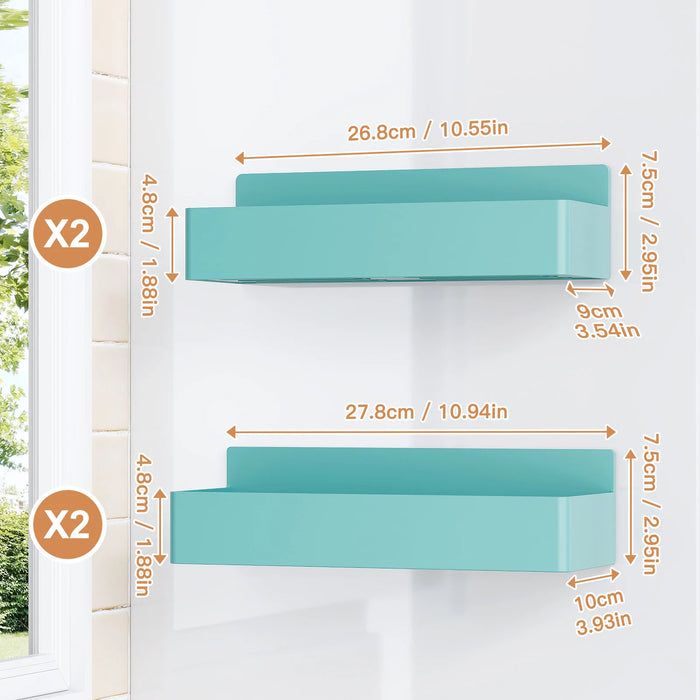 Durable Blue Plastic Construction Spice Rack Organizer