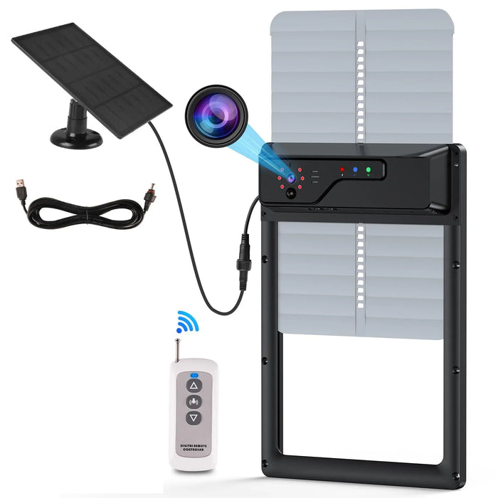 Solar Powered Automatic Chicken Coop Door with Timer