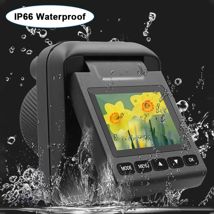 Outdoor 4K Timelapse Camera 32MP Waterproof 90° Rotating Display