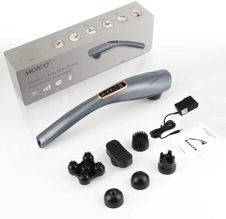 Ideal for those seeking a versatile tool for pain relief and muscle relaxation, this massage device helps improve blood circulation and reduce physical fatigue