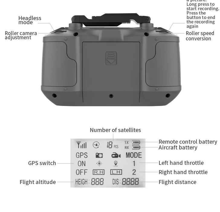 4K GPS Drone with Obstacle Avoidance and Dual Camera