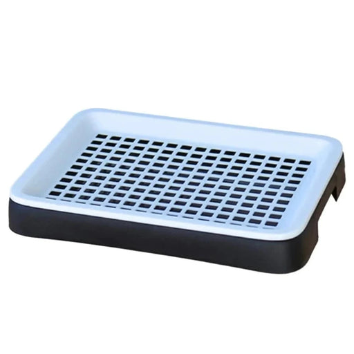 Small Animal Toilet Potty Trainer Litter Box with Grate for Rabbits and Ferrets: A convenient and hygienic solution for small pet waste management