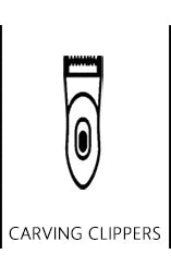 Professional red hair trimmer with zero-gapped T-blade and magnetic motor
