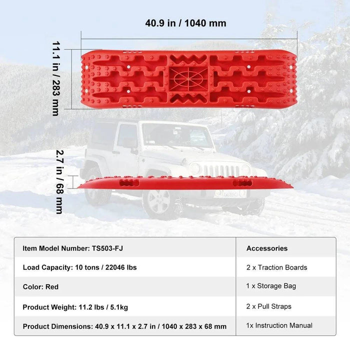 Essential tool for any off-road adventure for getting unstuck