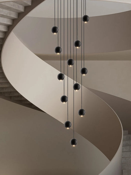 Decorative Chandelier with 12 LED Lights, White Glow
