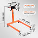 Engine Stand package includes stand, dolly base, and assembly manual