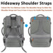  Royal Blue Travel Backpack with Water-Resistant Oxford Fabric Material