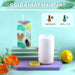 Four pack of 473 ml sublimation tumblers with bamboo lids for easy sublimation, perfect for DIY iced drinks and coffee cups, great for gifting in clear color
